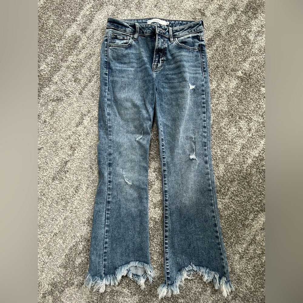 Classic Blue Distressed Women Jeans